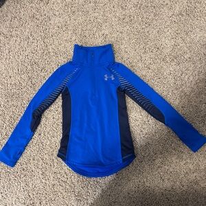 Under Armour Royal Blue Quarter-Zip Top